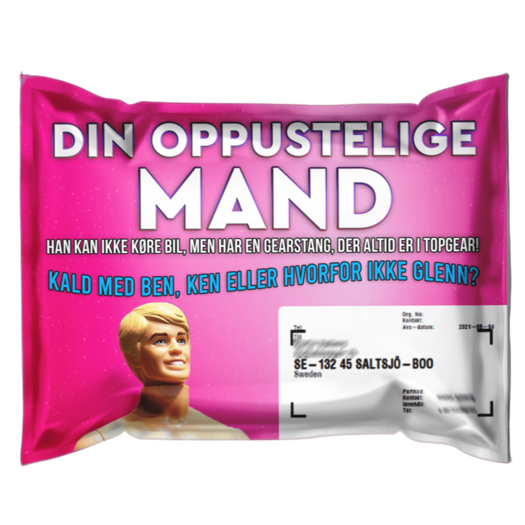 Oppustelig mand