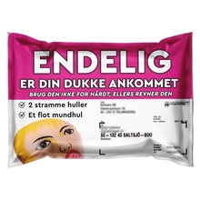 Dukke ankommet