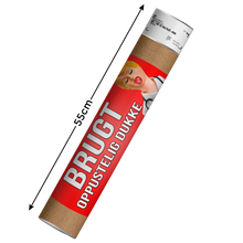Brugt oppustelig dukke