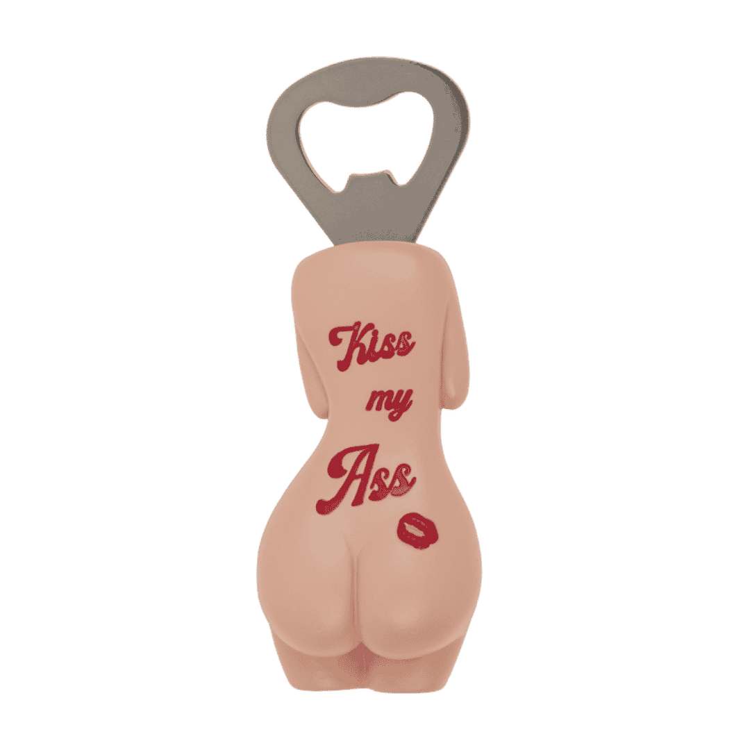 Kiss My Ass Bottle Opener – Sjov flaskeåbner